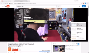 A YouTube 1080p30 test